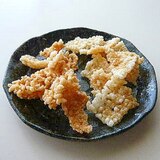 ご飯で作る揚げあられ